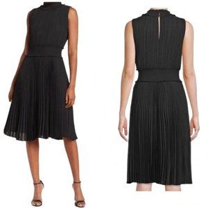 NANETTE LEPORE Mockneck Sleeveless Midi Dress